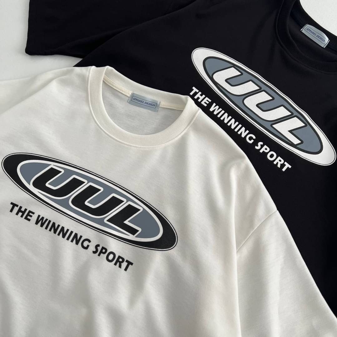 11226-UUL字樣寬鬆短袖