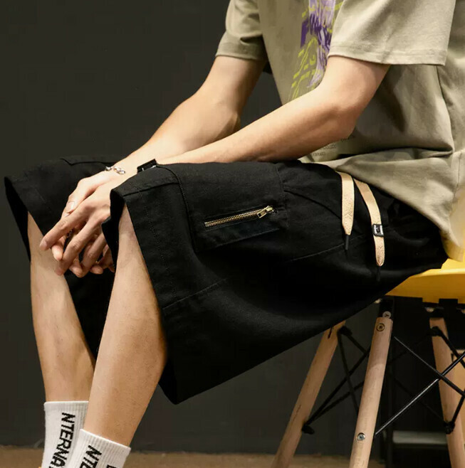 熱賣工装短褲（黑色M-5XL）（下單后聯繫客服確認發貨尺碼）