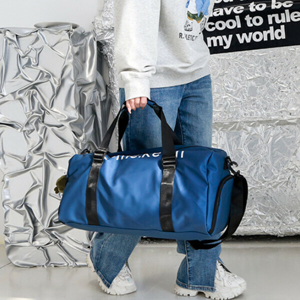 Hot Selling Travel Bags Shoulder Bags Handbags [Blue Size [Small with Pendant]