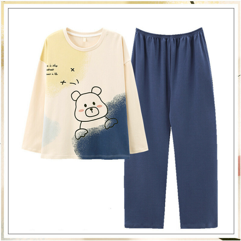 熱賣圓領睡衣套裝【M-XXL碼 AM58179】【下單后聯絡客服確認發貨尺碼 】