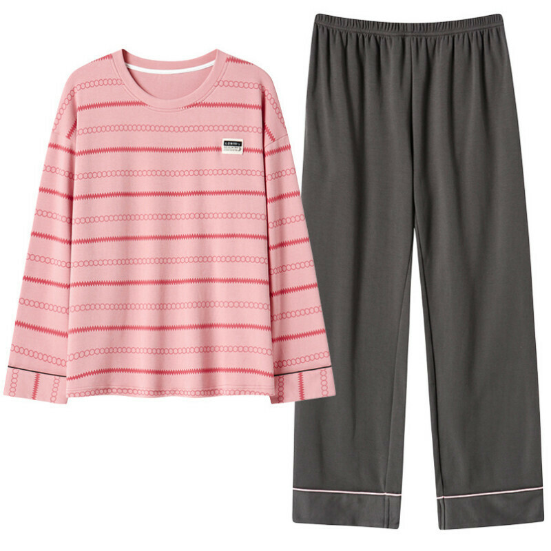 熱賣圓領睡衣套裝【M-XXL碼 AM60005】【下單后聯絡客服確認發貨尺碼 】