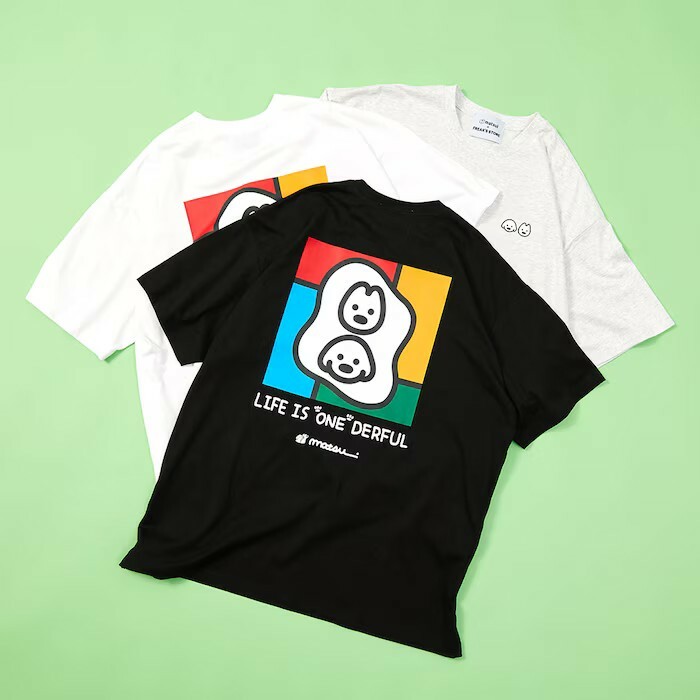 "代購" Matsui x Freak's Store 特訂款 Monyu Monyu 狗狗色塊背圖踢