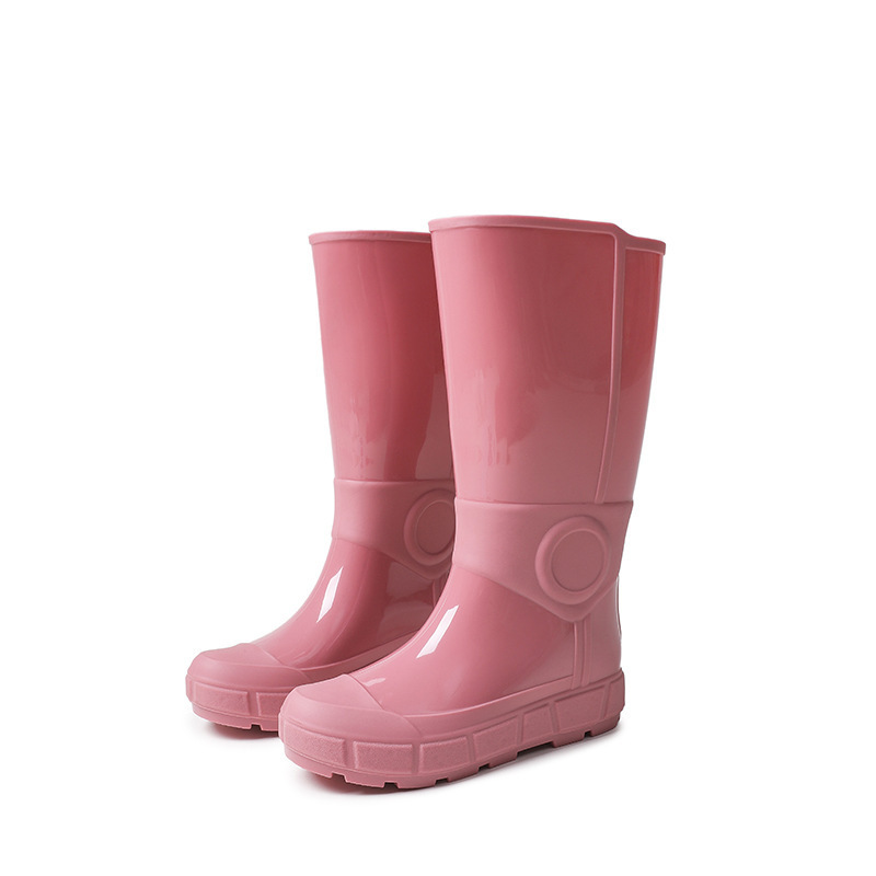 High water boots and rain boots (size 36-41 pink) (contact customer service to confirm the shipping size after placing the order)