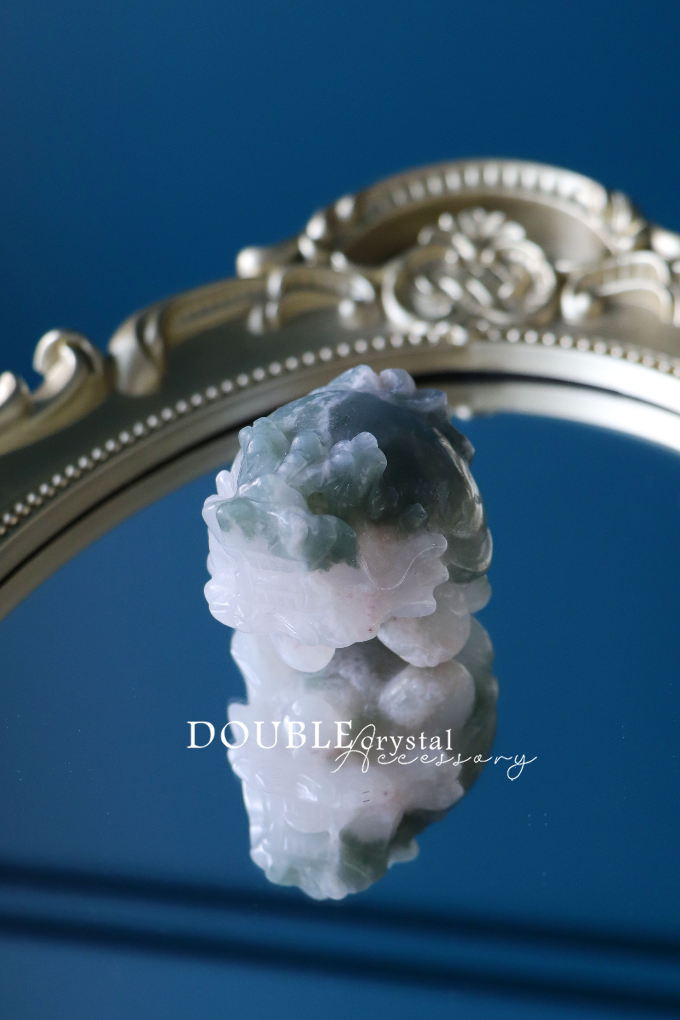 粉色水草瑪瑙龍龜