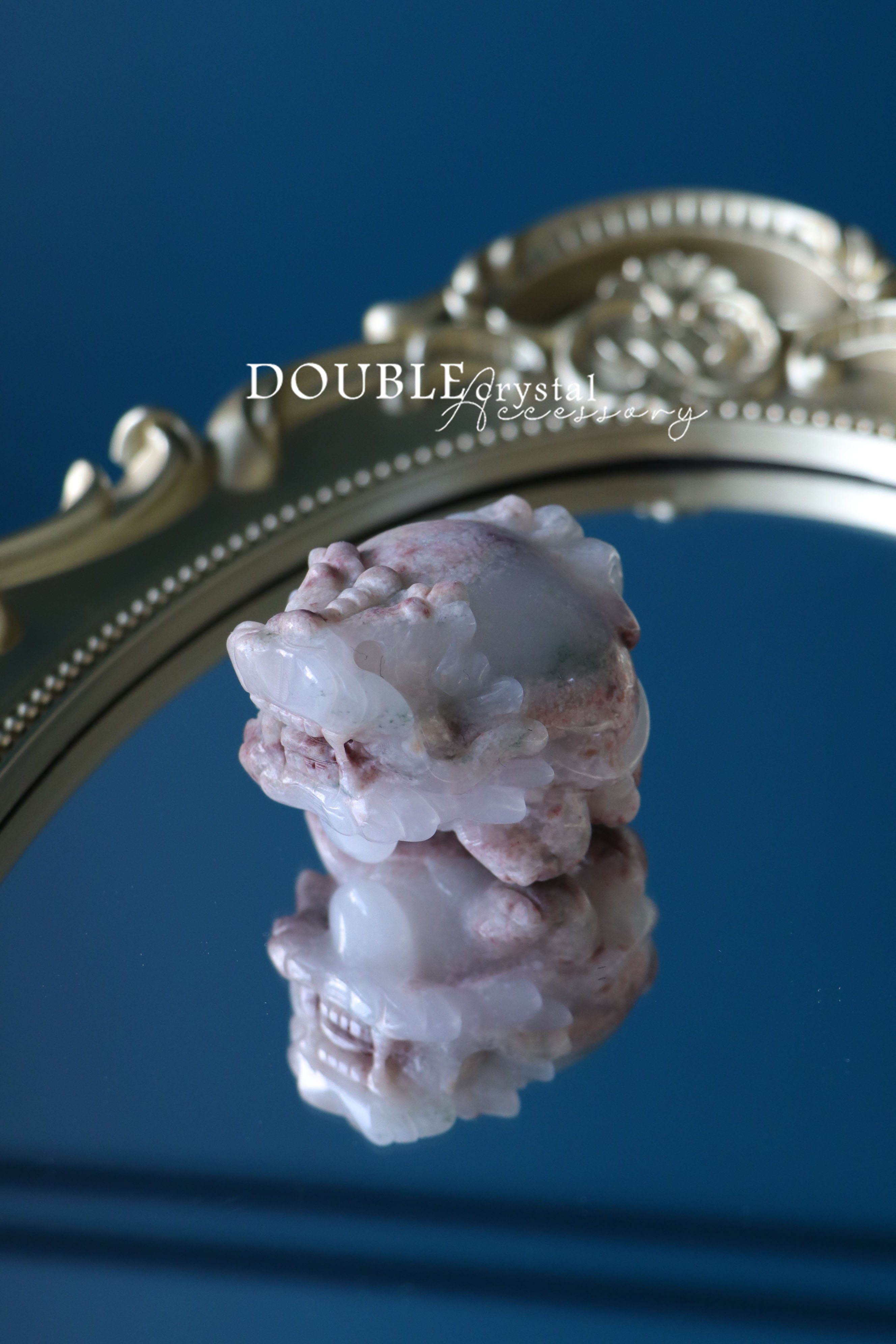 粉色水草瑪瑙龍龜