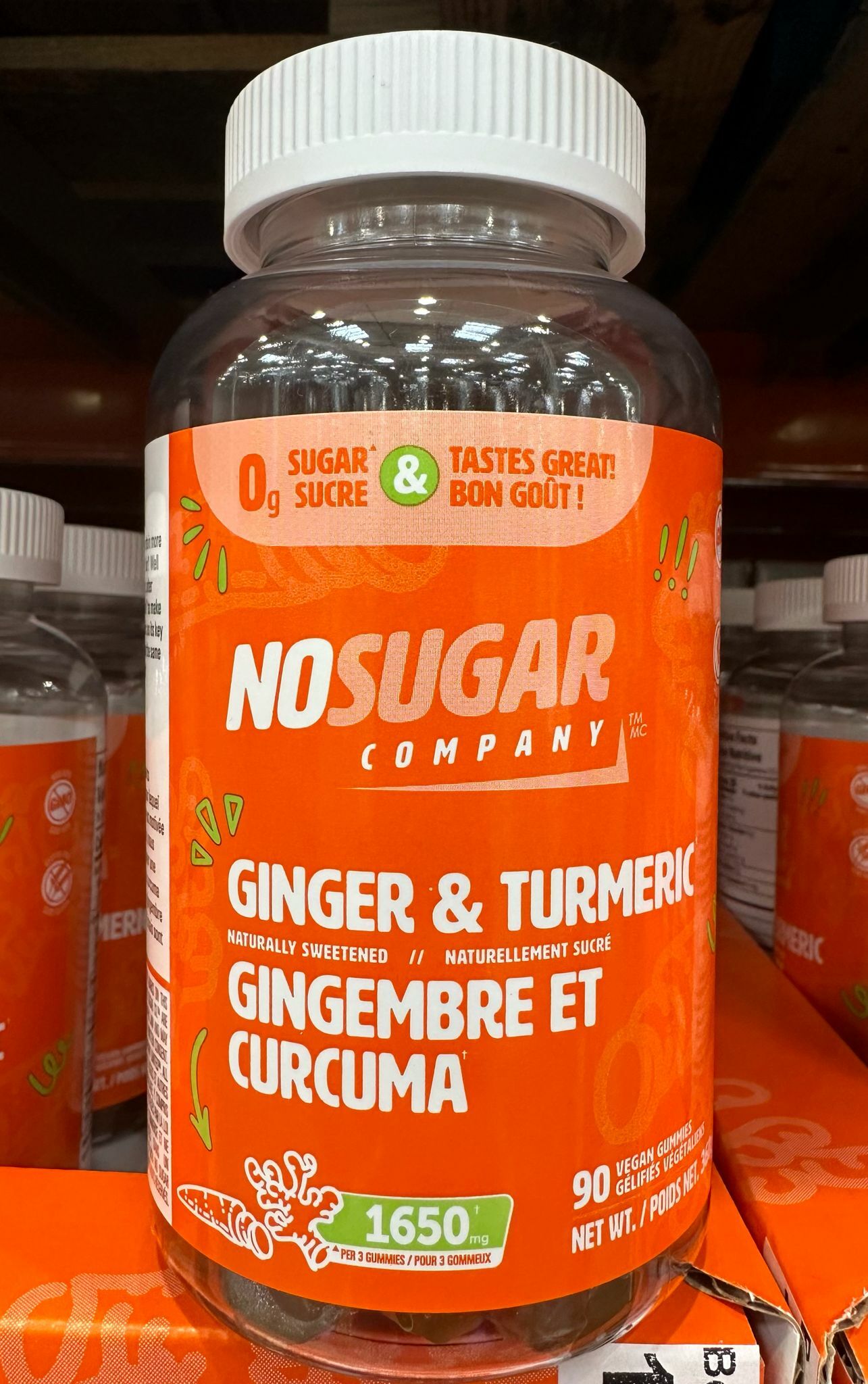 加姐 No Sugar 薑黃糖 90粒 *滿$899包京東送貨上門* CC212