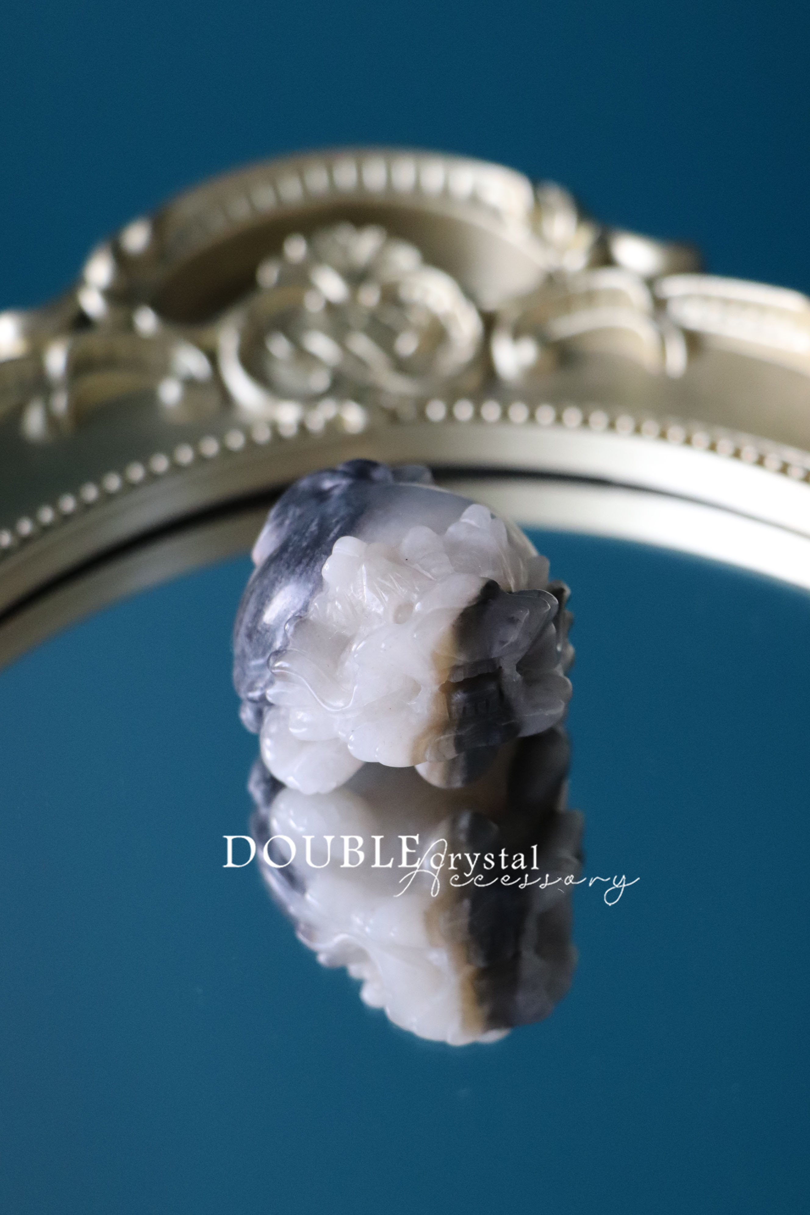 年糕水墨和田玉龍龜