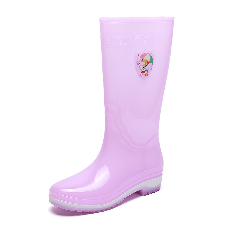 High water boots and rain boots (size 36-40 purple) (contact customer service to confirm the shipping size after placing an order)