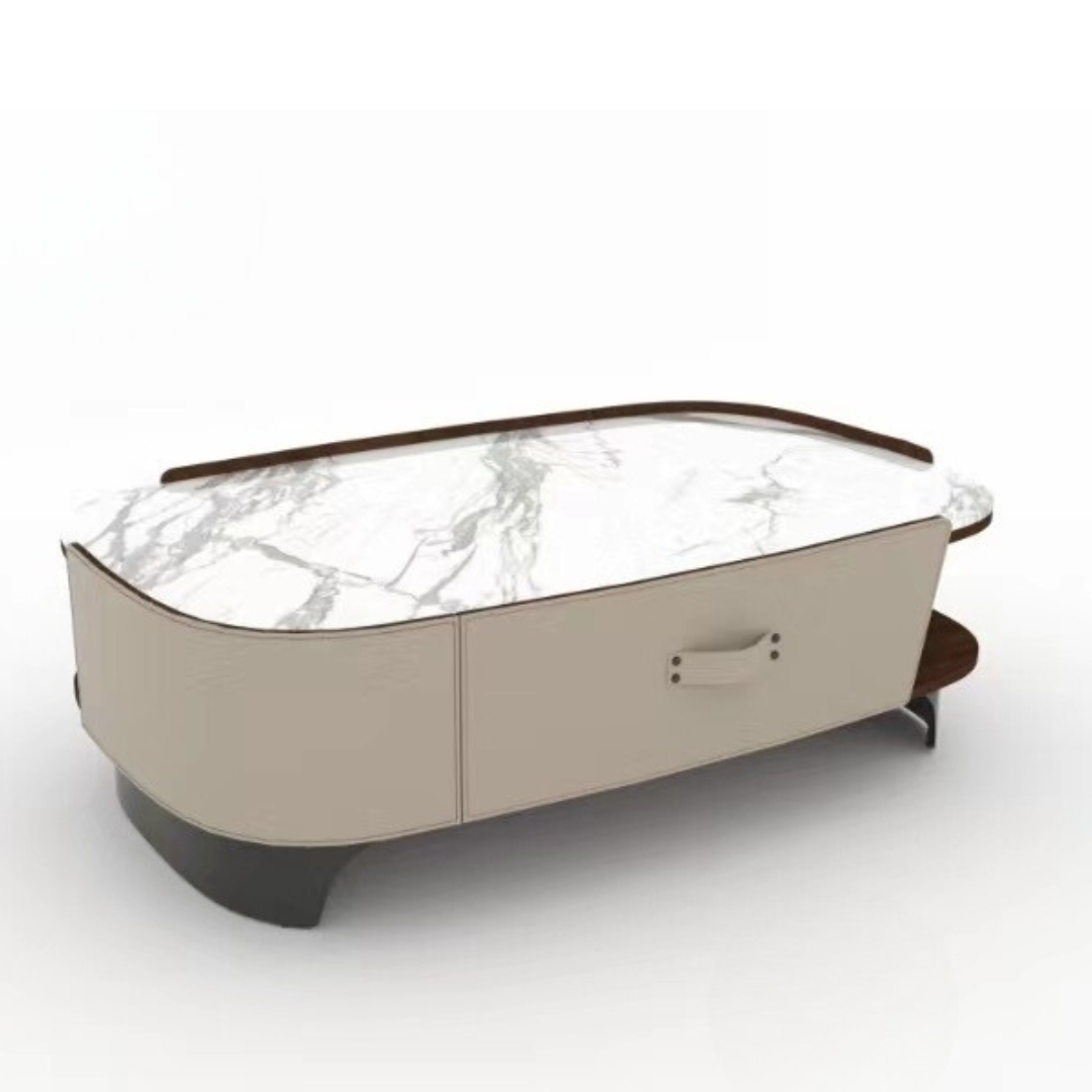 摩菲 |  中花白  | 簡約茶几