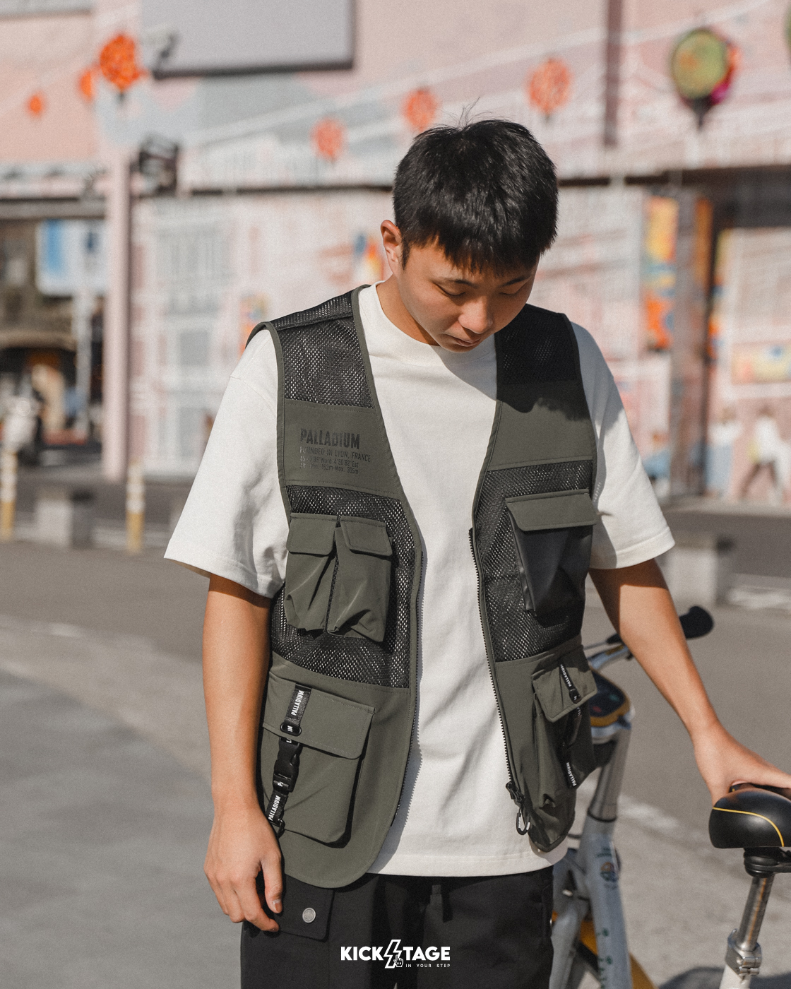 **特價商品售出無退換**男女款 PALLADIUM WORK VEST 鉛黑色 軍事綠 多口袋 工裝 釣魚 背心【179330】