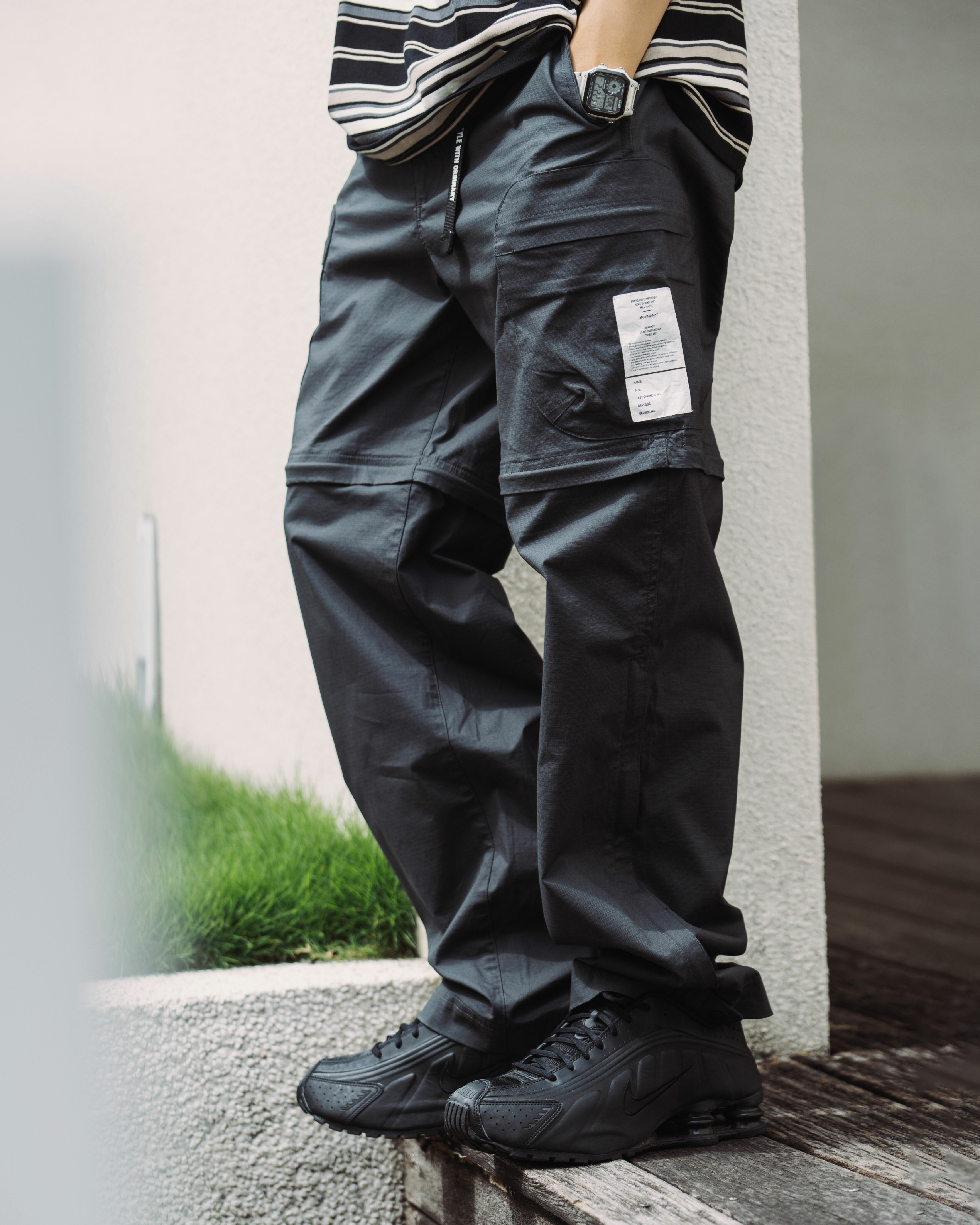 Ordinary 可拆式機能口袋工作褲