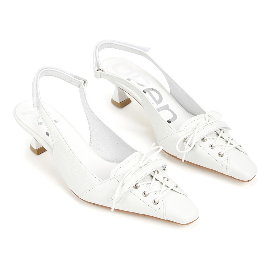 [OPEN YY] LACE-UP POINTY HEEL