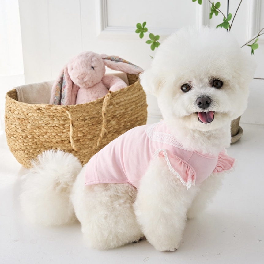 Summer夏季薄棉T-桃粉 - It’s sunny outside