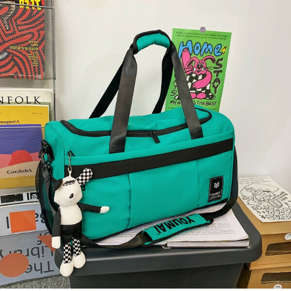 Hot selling travel bags, shoulder bags, crossbody bags, handbags [turquoise] size [single bag with pendant]