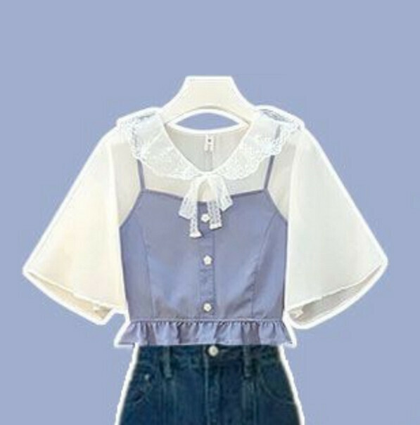 Foreign air sling #Single piece (blue) (M-4XL) (contact customer service to confirm size after placing an order) 