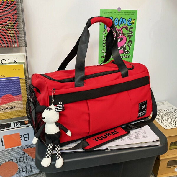 Hot Selling Travel Bags Shoulder Bags Crossbody Bags Handbags [Red] Size [Single Bag with Pendant]