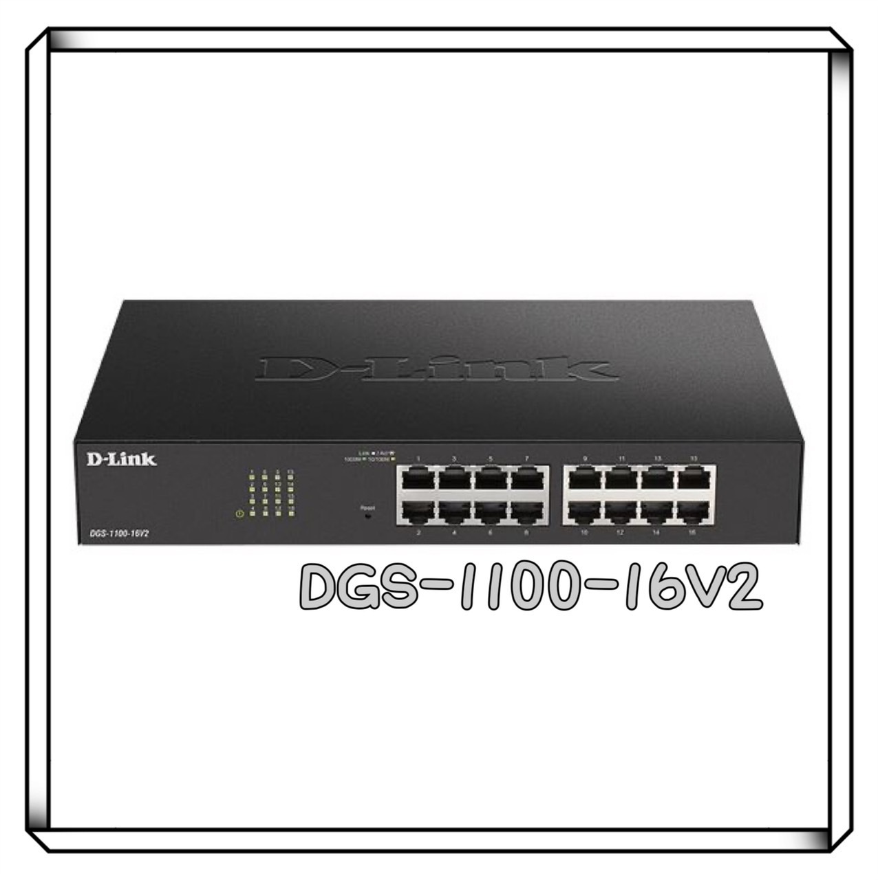 D-Link 友訊 D-Link DGS-1100-16V2 Layer 2 Gigabit 簡易網管型交換器