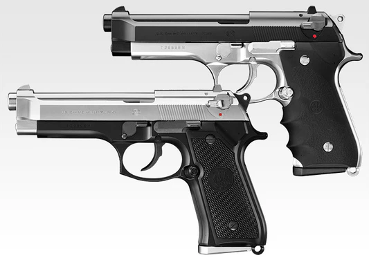 Tokyo Marui M92FS GBB Pistol - Silver Frame