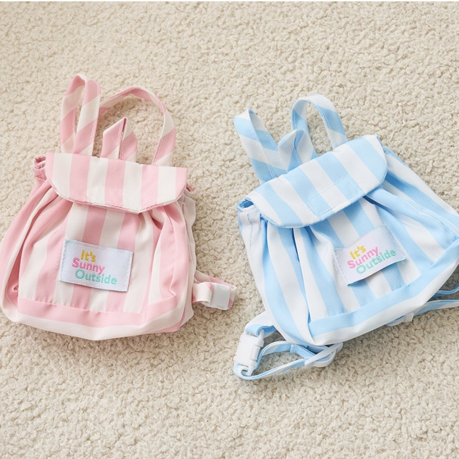 Windbreaker夏季配件-外出小背包- 藍條紋-It’s sunny outside