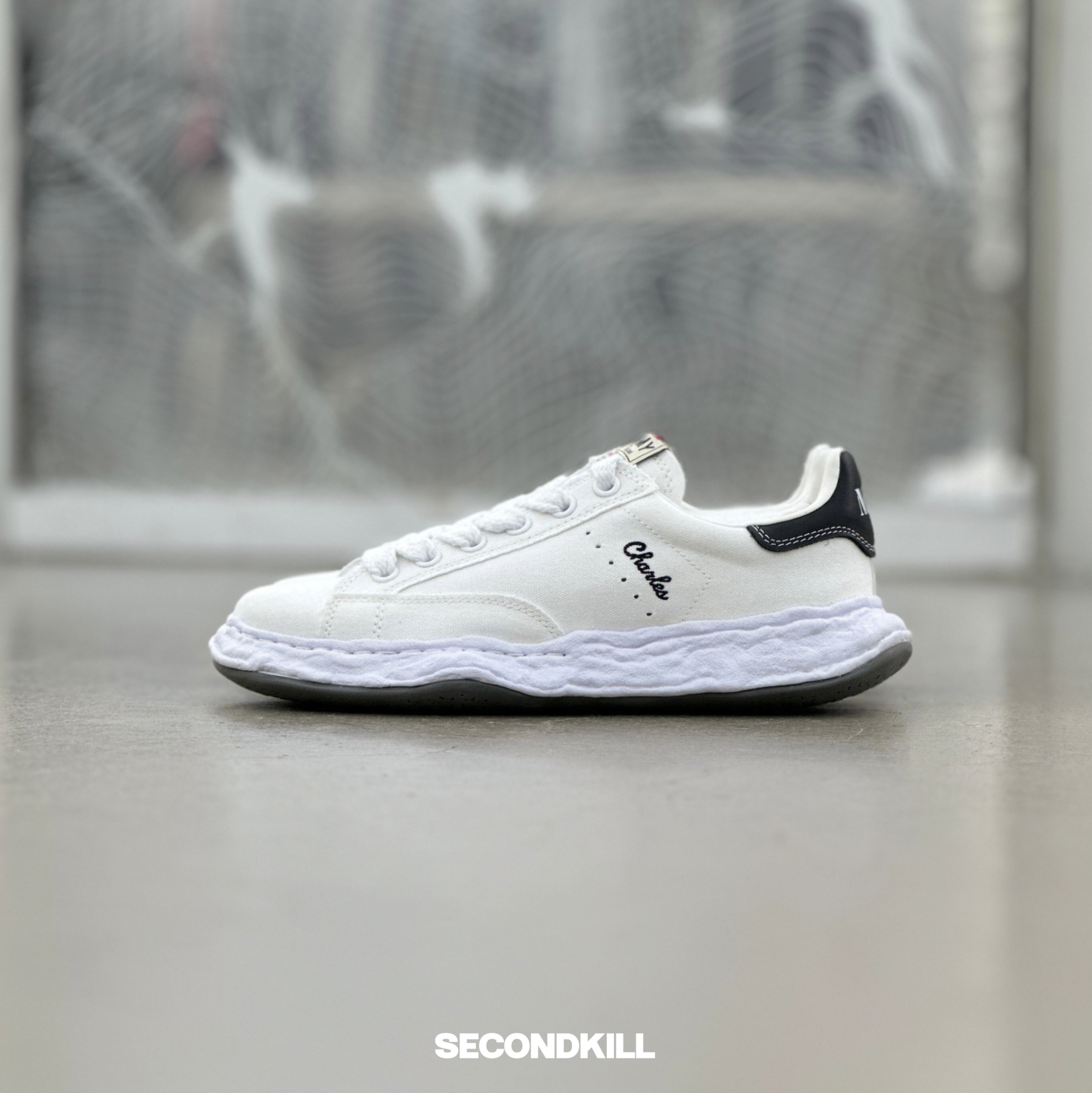 Maison Mihara Yasuhiro Canvas Charles- White l A12FW703