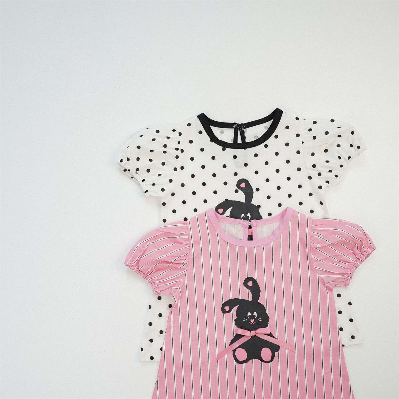 可愛緞帶兔兔洋裝