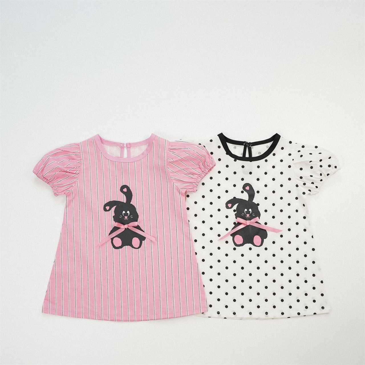 可愛緞帶兔兔洋裝