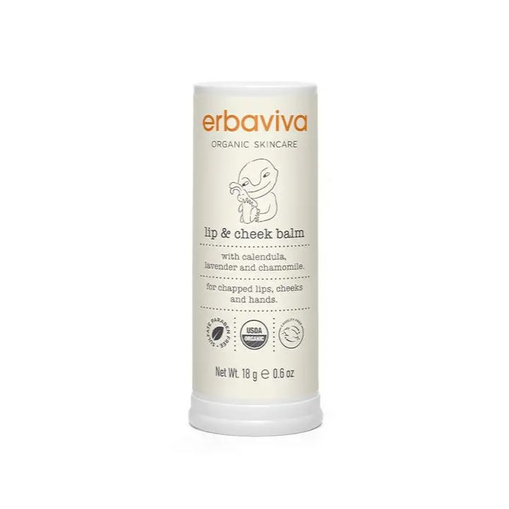 【樂森藥局】 美國 erbaviva USDA 寶寶潤唇頰膏 18g (有效:27/11)