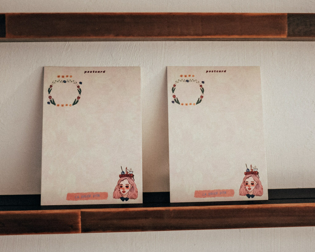 靈感滿滿空白拼貼用明信片 20張入｜甜蜜生活 la dolce vita 臺灣