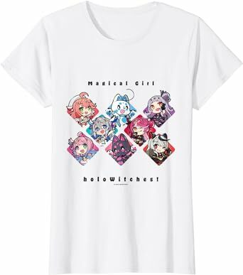 「官方代購」Hololive 魔法少女ホロウィッチ！ Tシャツ holoWitches TEE