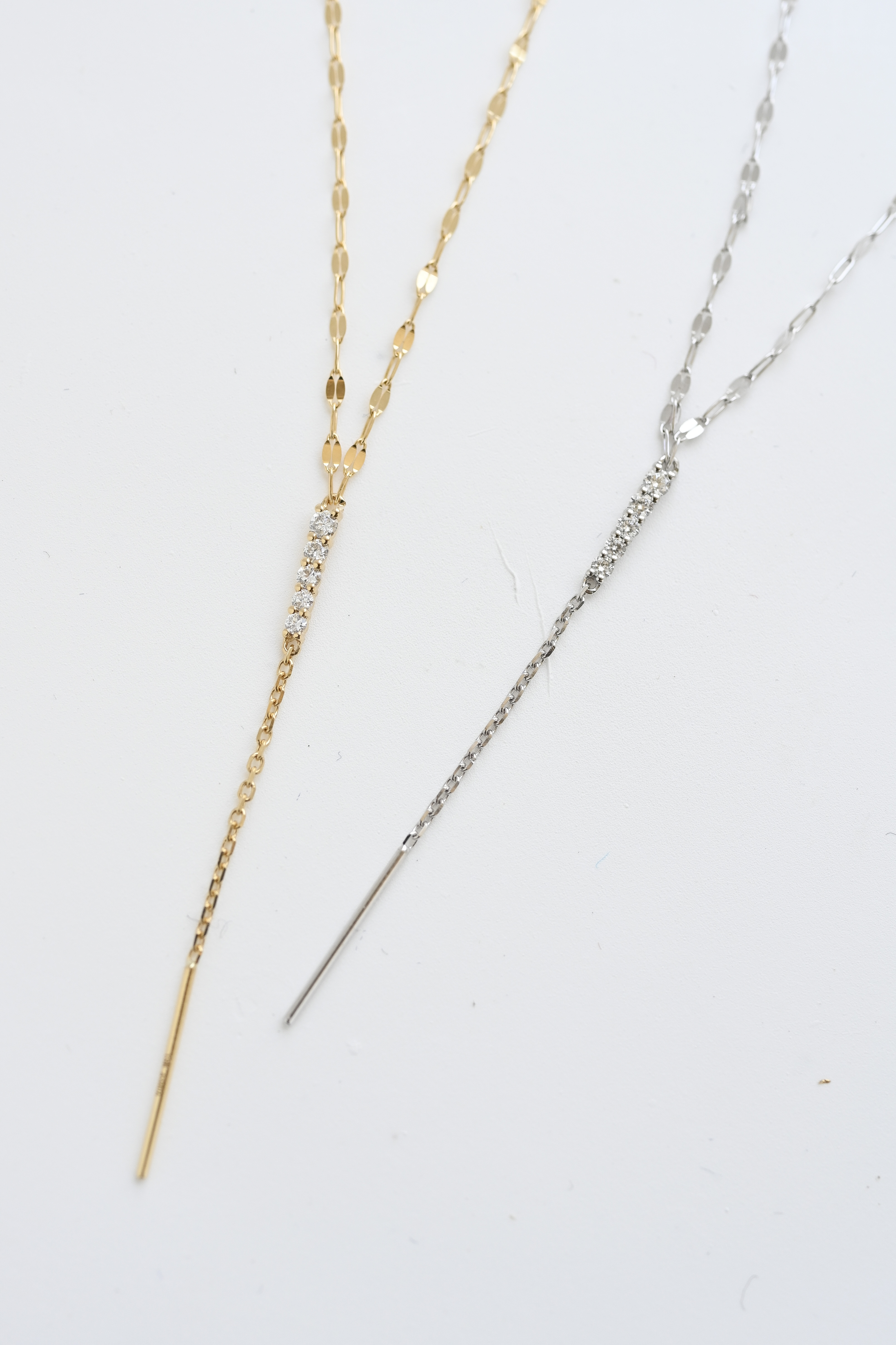 18K Flores Y Diamond Necklace