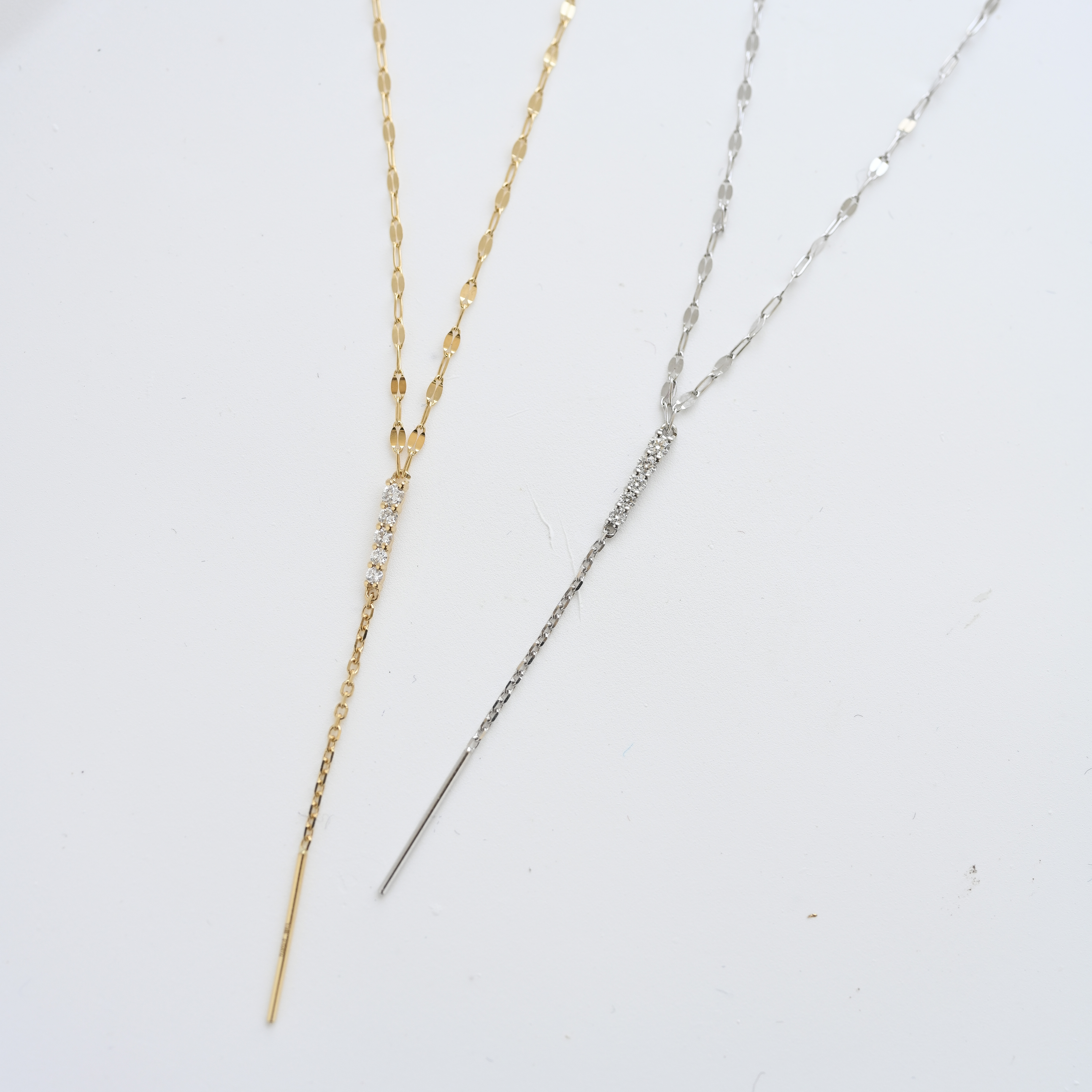 18K Flores Y Diamond Necklace