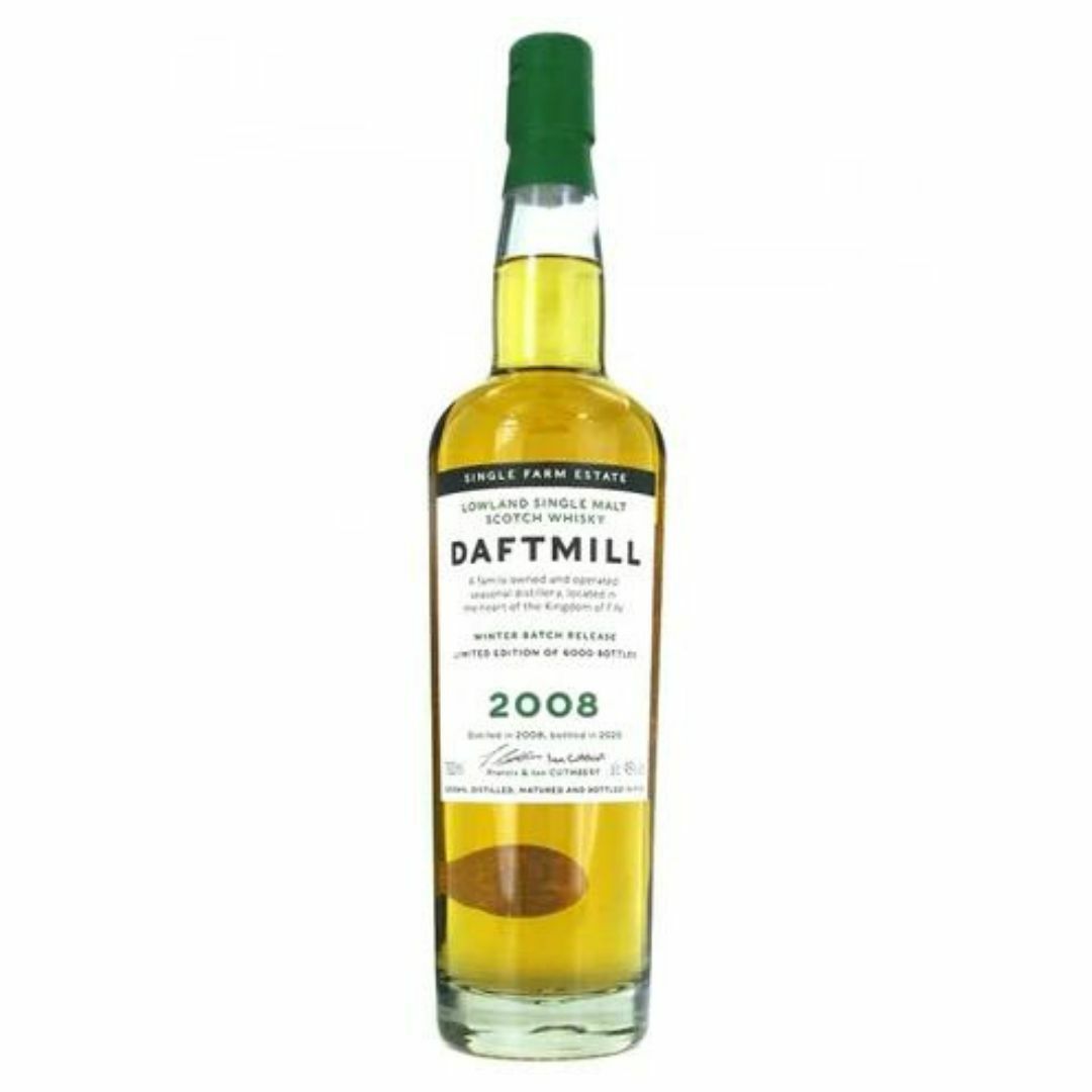 Daftmill 2008 Winter Release Single malt. Single Farm [46%] 700mL