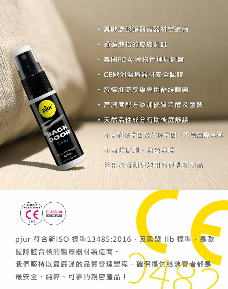 pjur,BACK DOOR Spray 激情後庭高濃度舒緩噴霧20ml的商品圖