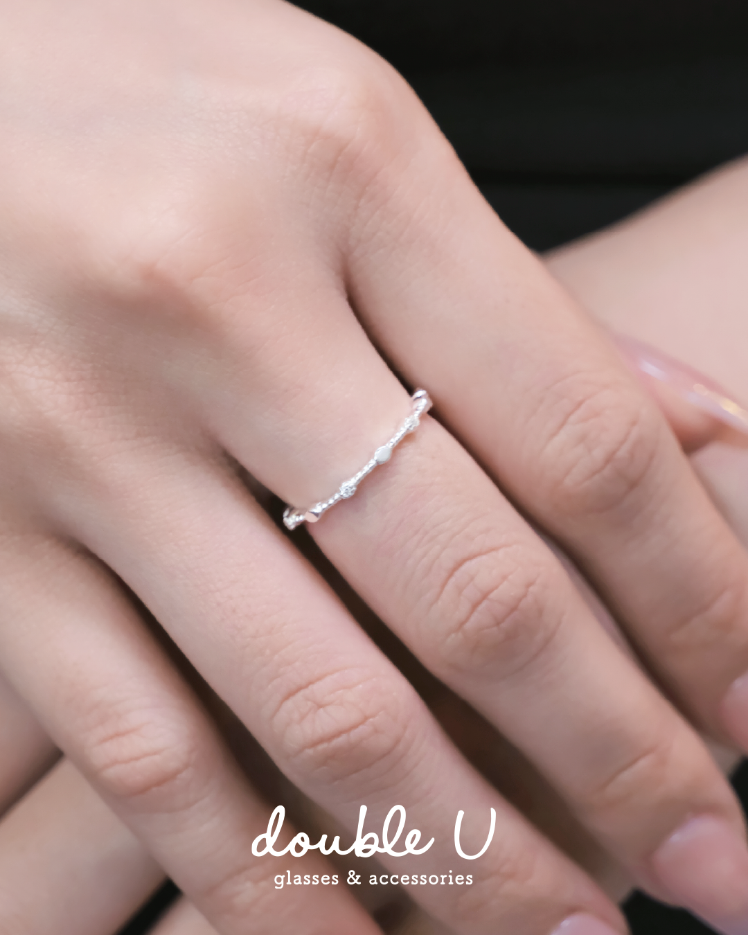 閃爍星辰・純銀戒指 (DRS10289)