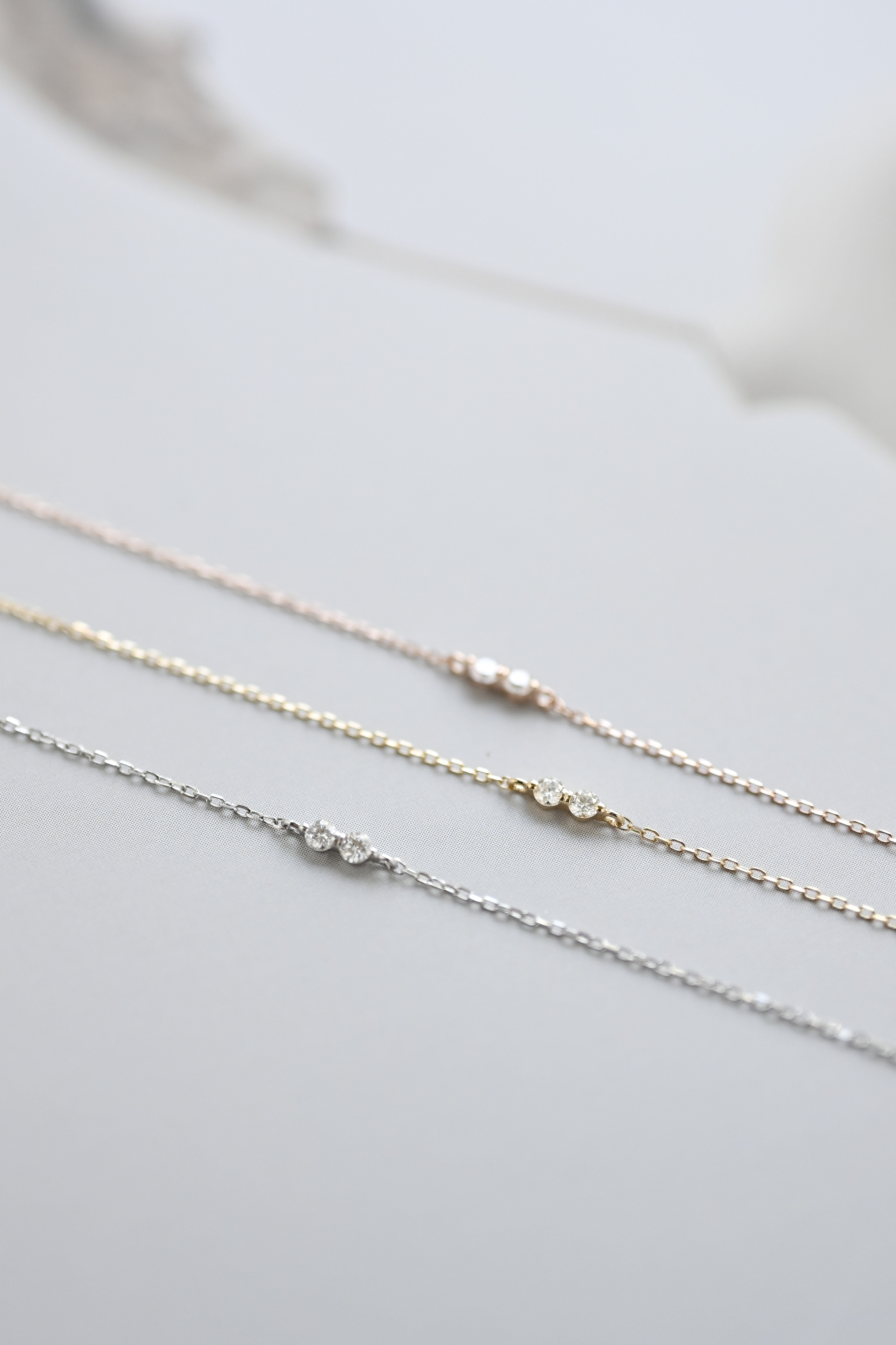 18K Two By one Diamond Bracelet