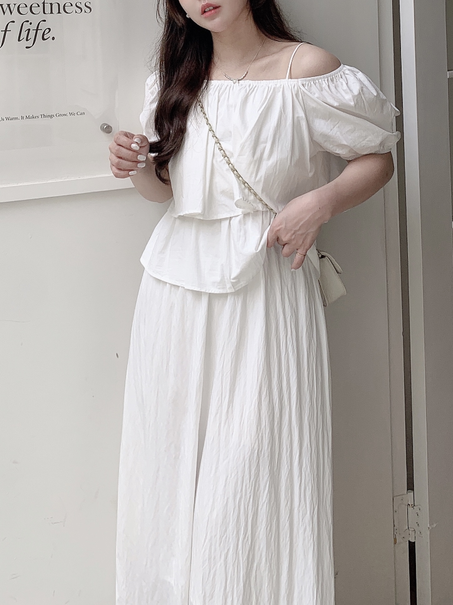 超顯瘦萬能百搭鬆緊腰長裙(2 colors)