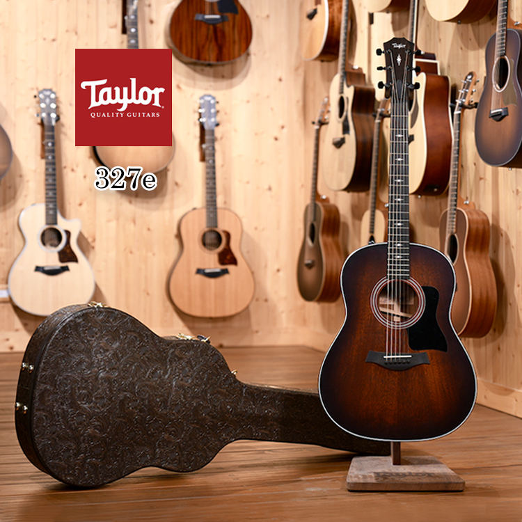 Taylor 327e 美廠 熱帶桃花心木 民謠吉他 V-Class 電木吉他 ES-2拾音器 TLGF-327-E
