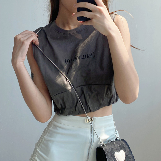 Hot selling sleeveless loose vest (grey green) (one size fits all)