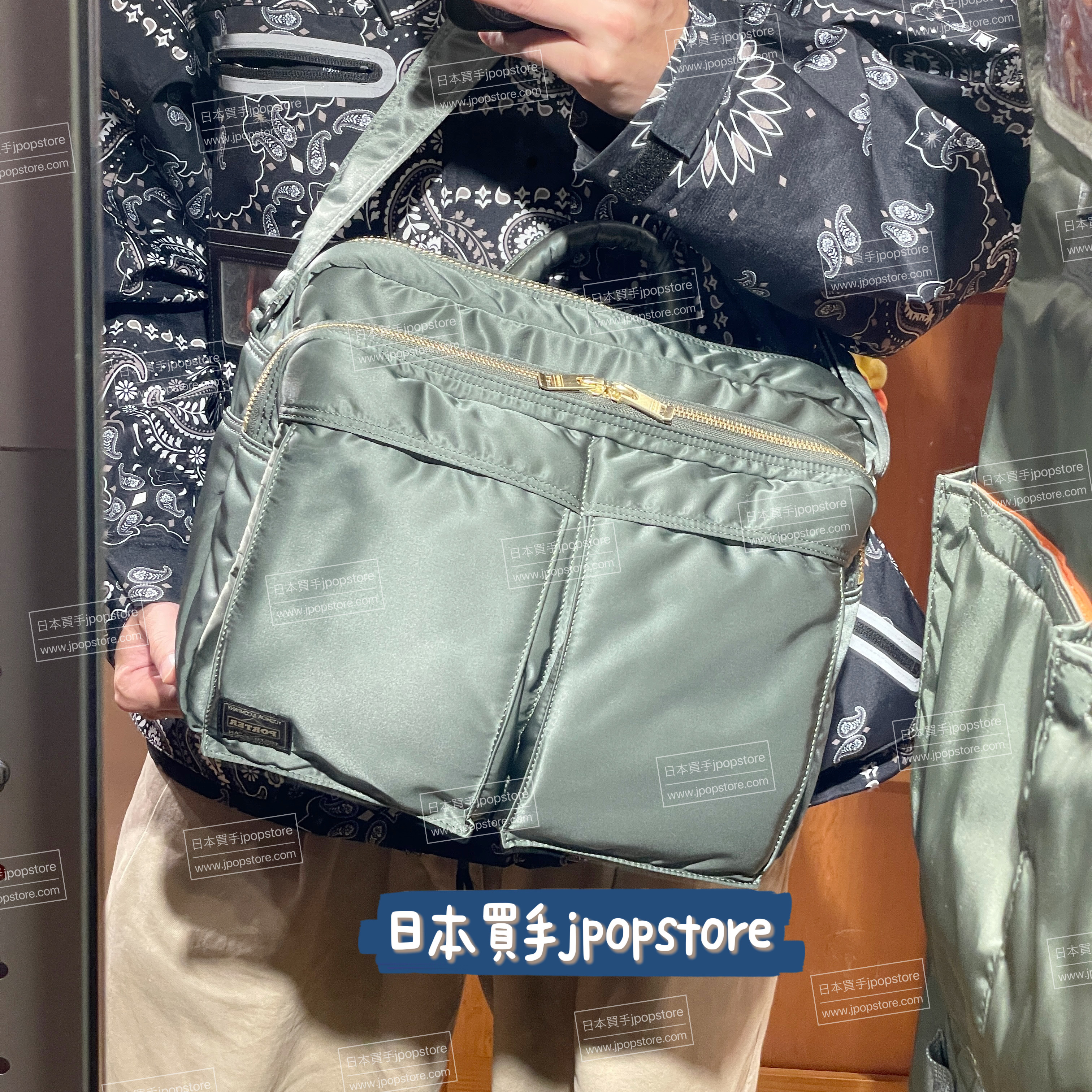 日本吉田包 PORTER / TANKER SLING BAG W zip(XL)
