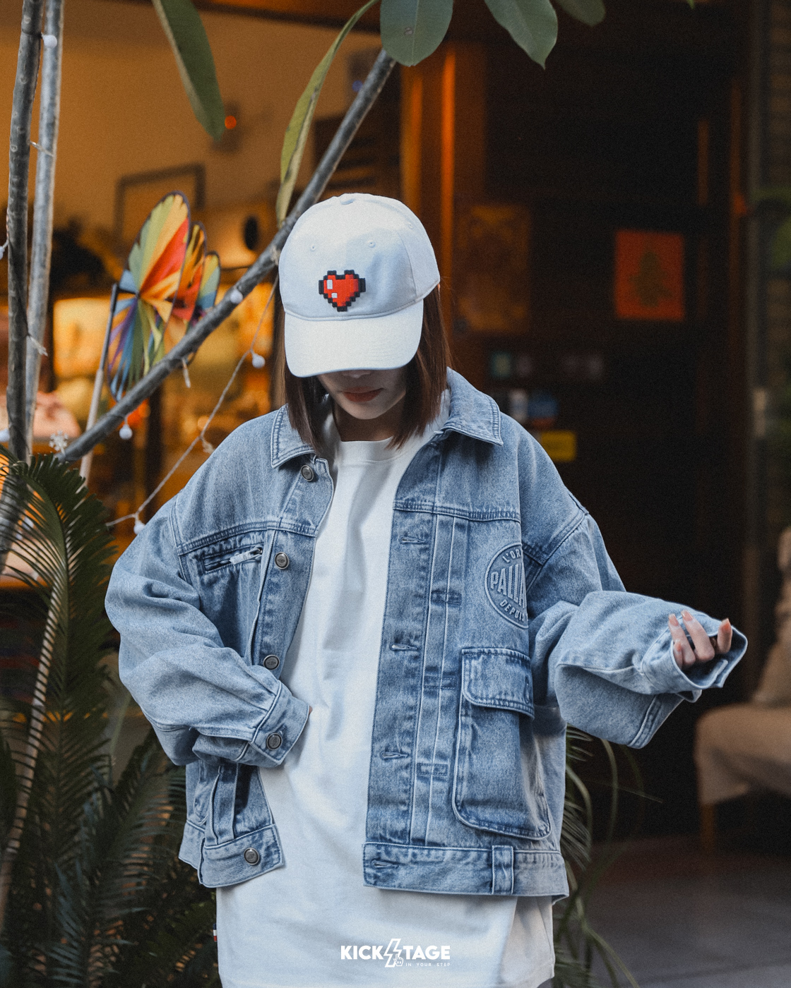 **特價商品售出無退換**男女款 PALLADIUM DENIM JACKET 藍 單寧 多口袋 工裝 牛仔外套【109656-459】