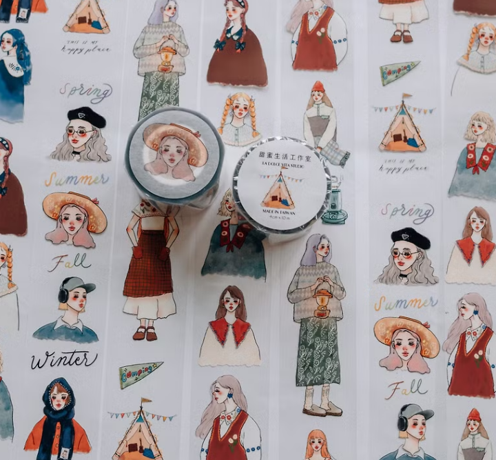 露營生活 Camping life PET 膠帶｜甜蜜生活La dolce vita 臺灣