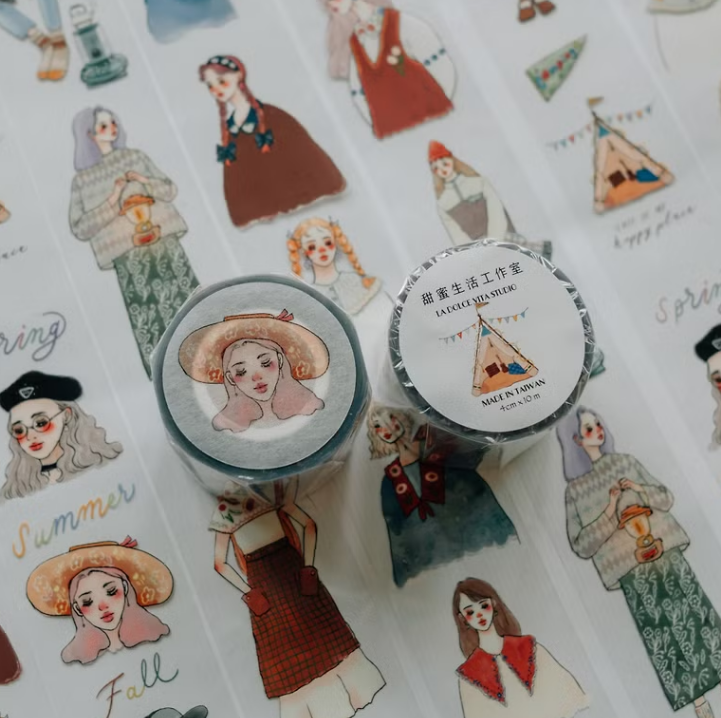 露營生活 Camping life PET 膠帶｜甜蜜生活La dolce vita 臺灣