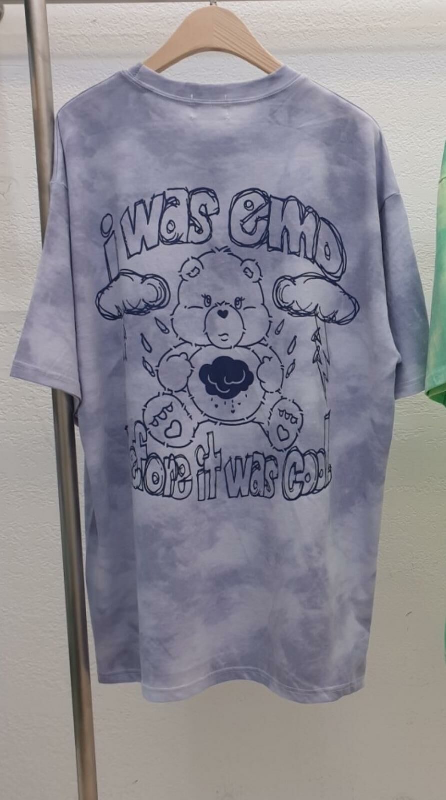 洗水熊仔圖案英文字短袖Tee T5433