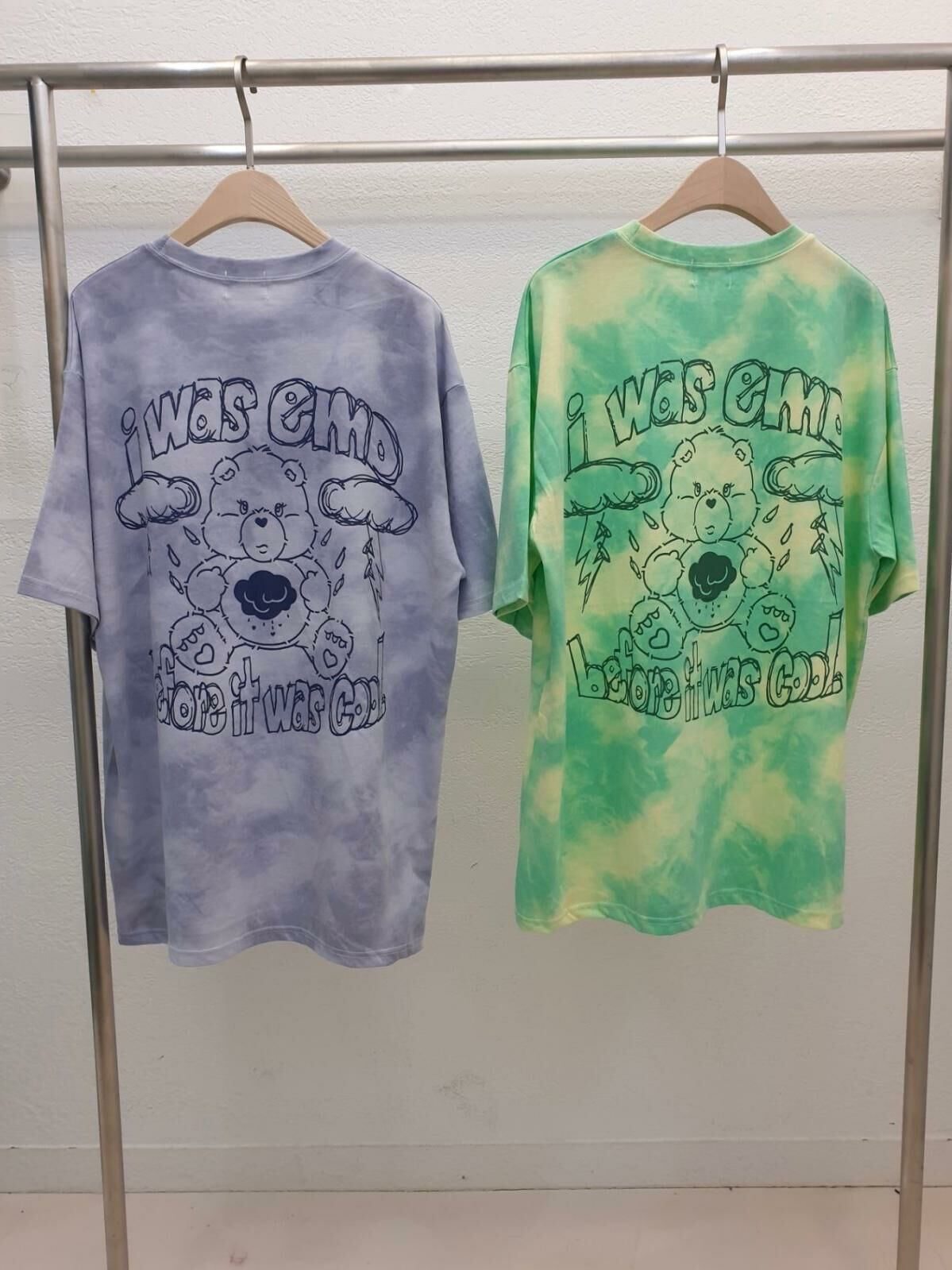 洗水熊仔圖案英文字短袖Tee T5433