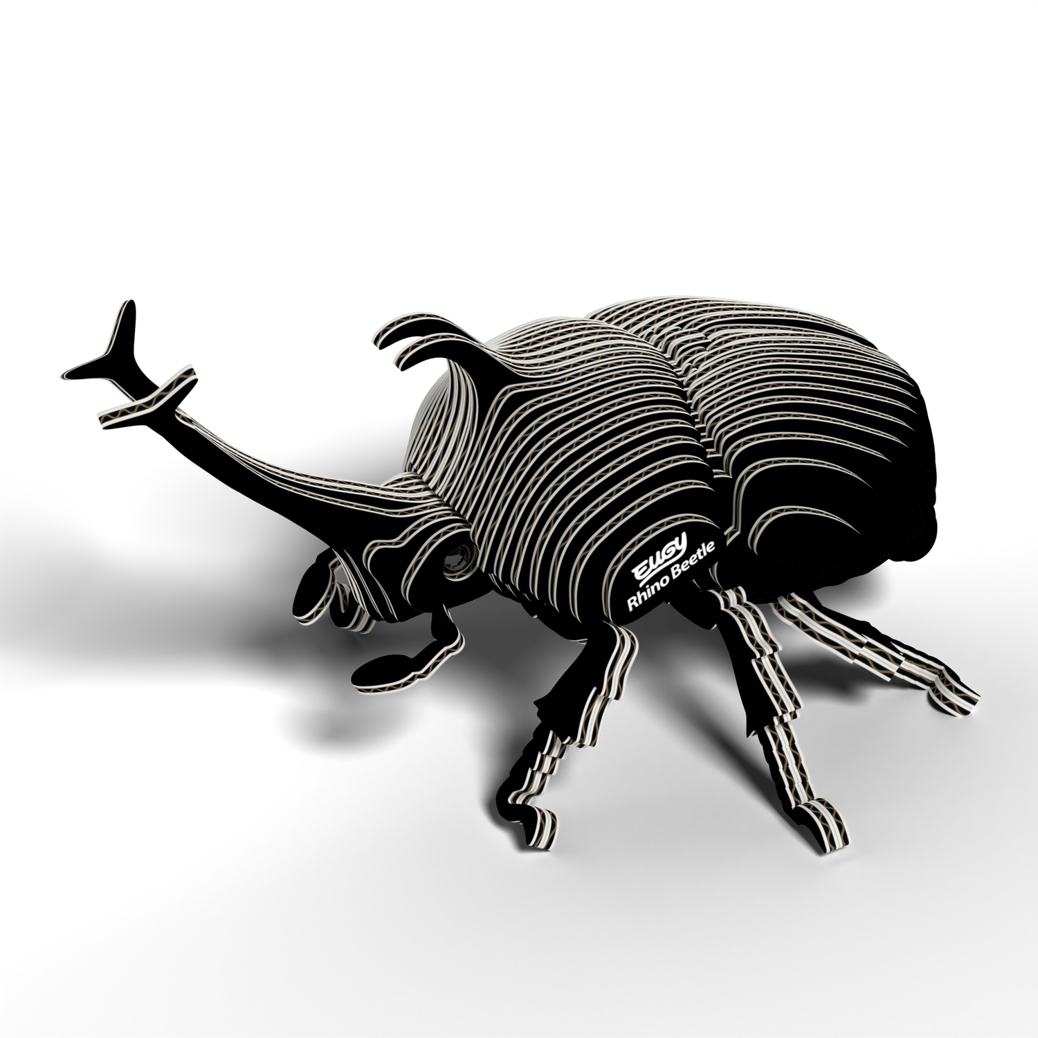 EUGY 3D Cardboard Kit Set Model - 113 Rhino Beetle