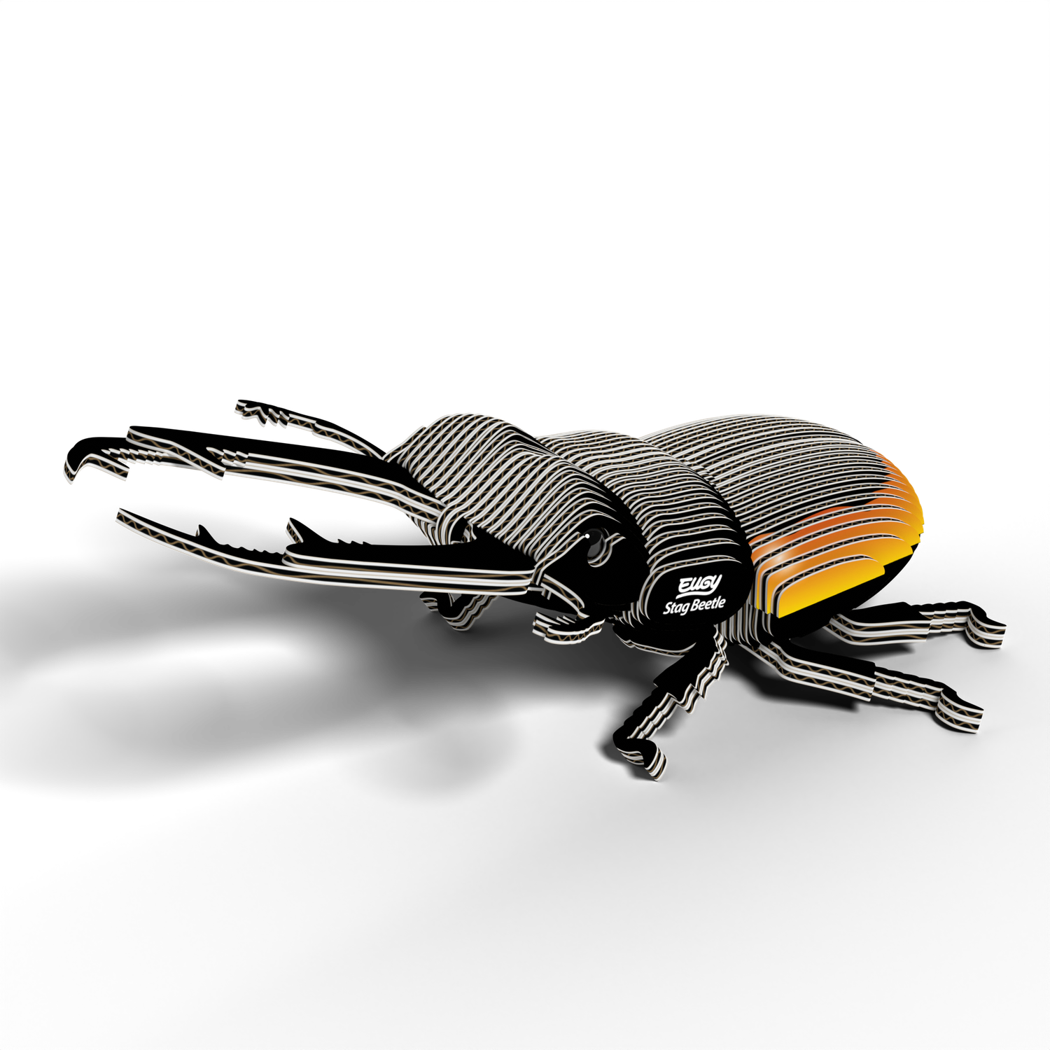 EUGY 3D Cardboard Kit Set Model - 114 Stag Beetle