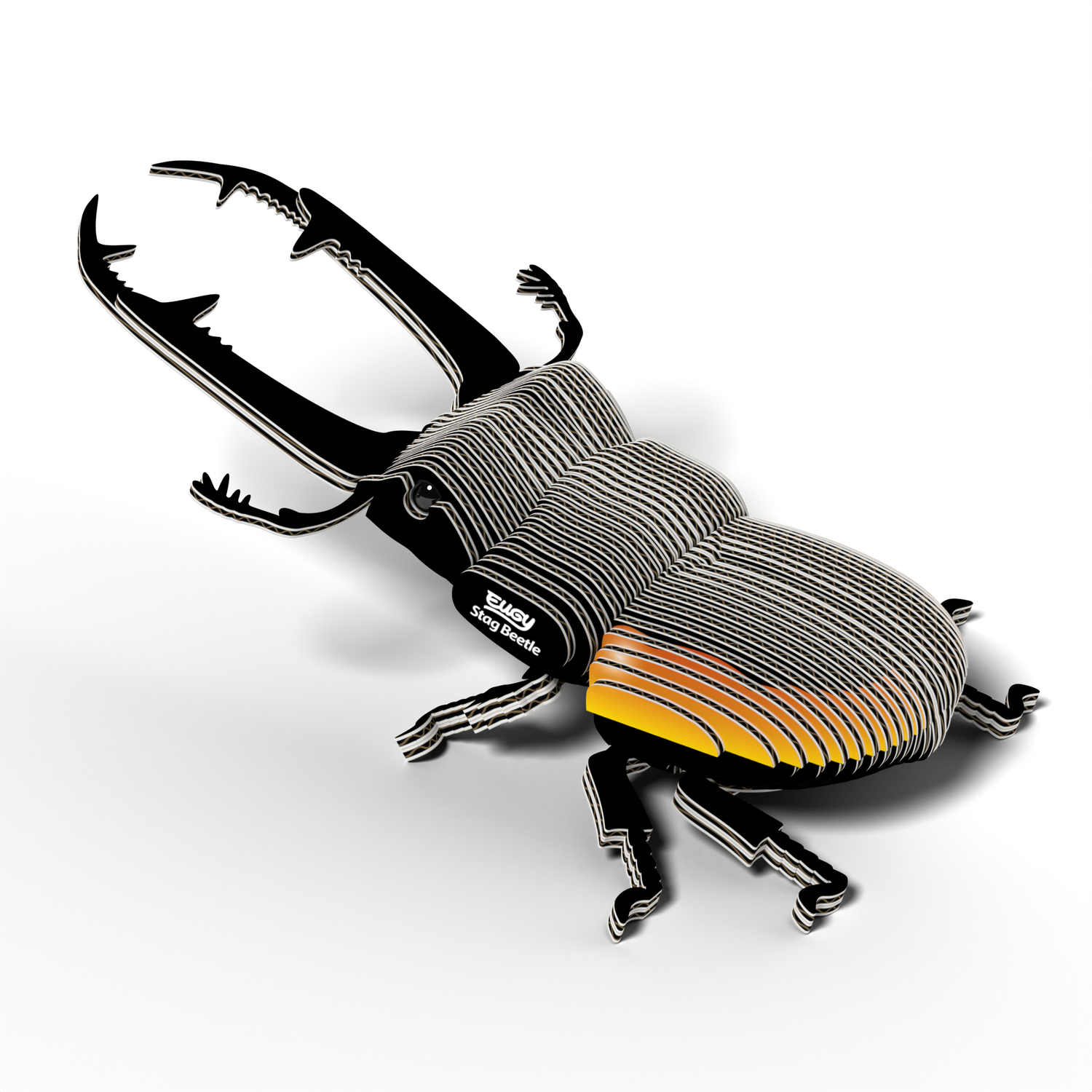 EUGY 3D Cardboard Kit Set Model - 114 Stag Beetle