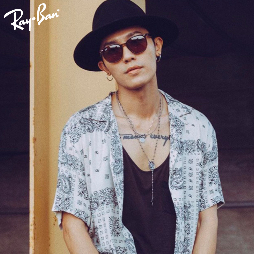 【RayBan】RB4306F 710/83-54mm 六角形太陽眼鏡(偏光鏡片)♥  #E.SO瘦子同款