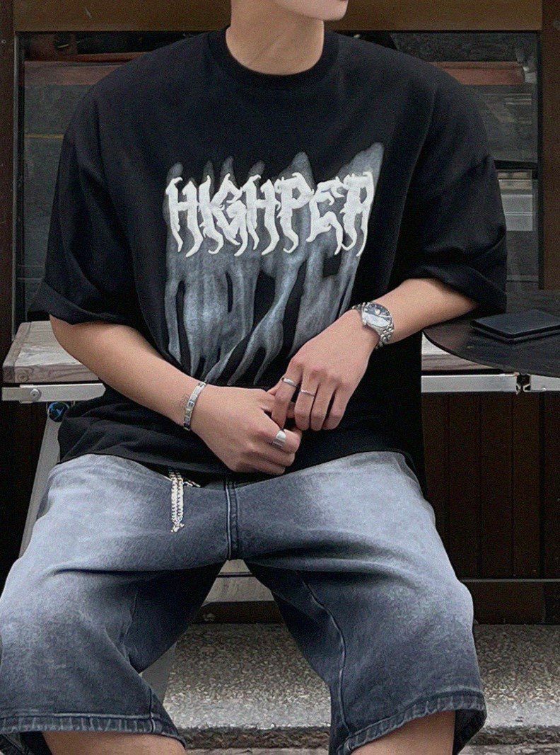 英文字短袖Tee T5436