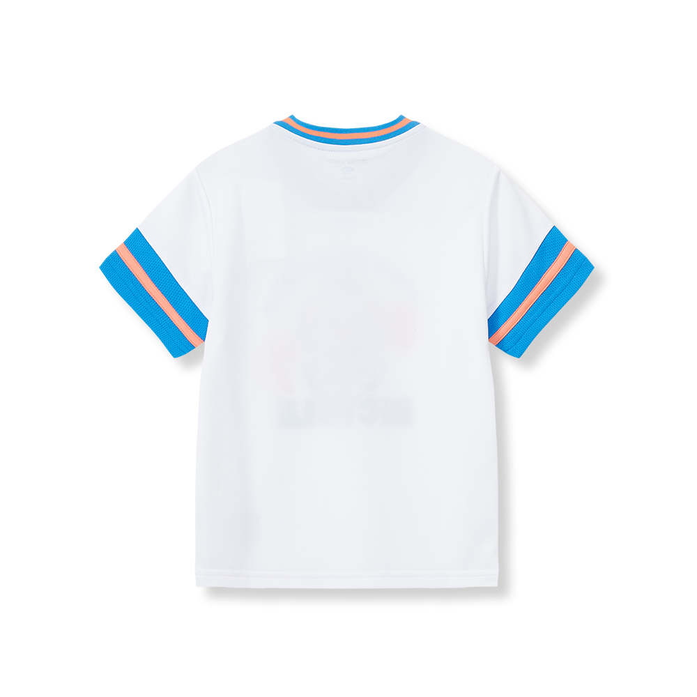 圓領短袖圖案 T 恤